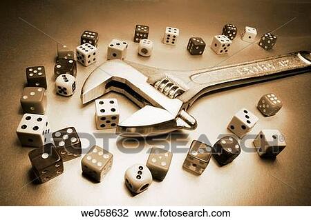 Spanner and Dice View Large Photo Image Stock Image - Spanner and Dice. Fotosearch