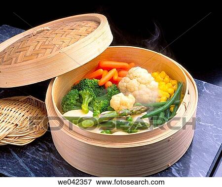 Steamed vegetables View Large Photo Image Stock Photo - Steamed vegetables. Fotosearch