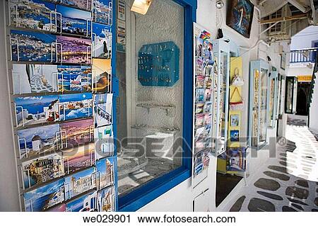 Store front. Mykonos, Greece View Large Photo Image Stock Image - Store front. Mykonos, Greece. Fotosearch