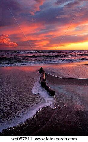 Sunset. Mediterranean Sea. Calafell, Tarragona province, Catalonia. Spain View Large Photo Image Stock Image - Sunset. Mediterranean Sea. Calafell, Tarragona province, Catalonia. Spain. Fotosearch