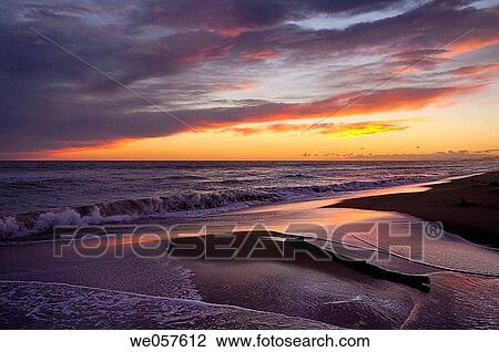 Sunset. Mediterranean Sea. Calafell, Tarragona province, Catalonia. Spain View Large Photo Image Stock Image - Sunset. Mediterranean Sea. Calafell, Tarragona province, Catalonia. Spain. Fotosearch