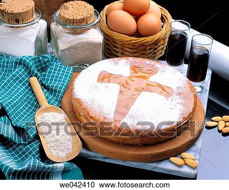 Tarta de Santiago, typical almond pie from Galicia (Spain) View Large Photo Image Stock Image - Tarta de Santiago, typical almond pie from Galicia (Spain). Fotosearch