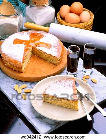 Tarta de Santiago, typical almond pie from Galicia (Spain) View Large Photo Image Stock Image - Tarta de Santiago, typical almond pie from Galicia (Spain). Fotosearch