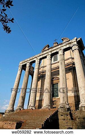 Temple of Antoninus and Faustina in the Roman forum, Rome. Lazio, Italy View Large Photo Image Stock Image - Temple of Antoninus and Faustina in the Roman forum, Rome. Lazio, Italy. Fotosearch
