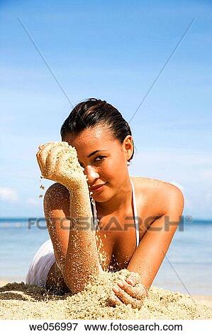 Thailand. Phuket. Thai_Caucasian woman View Large Photo Image Stock Photo - Thailand. Phuket. Thai_Caucasian woman. Fotosearch