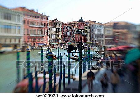 Stock Image - The Grand canal. Venice, Italy. Fotosearch