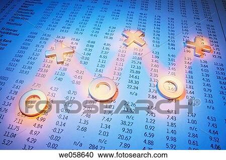 Tic_Tac_Toe Pieces on Stock Page View Large Photo Image Stock Image - Tic_Tac_Toe Pieces on Stock Page. Fotosearch
