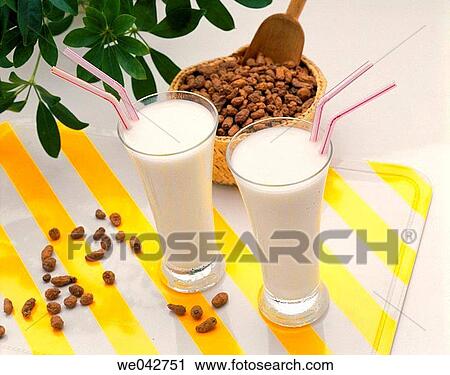 Tiger nut milk View Large Photo Image Stock Image - Tiger nut milk. Fotosearch