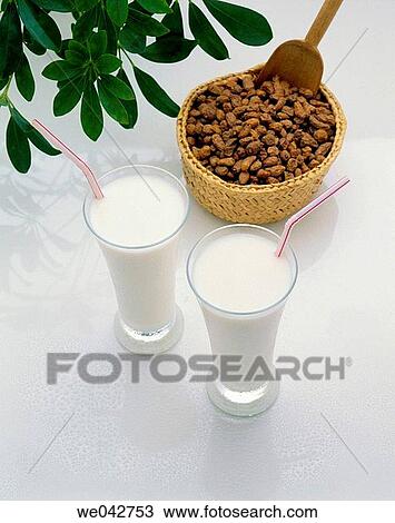 Tiger nut milk View Large Photo Image Stock Image - Tiger nut milk. Fotosearch