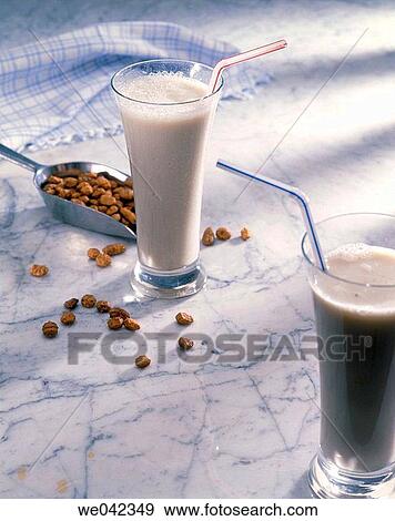 Tiger nut milk View Large Photo Image Stock Photo - Tiger nut milk. Fotosearch