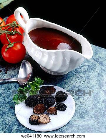 Truffles sauce View Large Photo Image Stock Image - Truffles sauce. Fotosearch