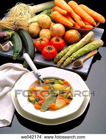 Vegetable soup View Large Photo Image Picture - Vegetable soup. Fotosearch