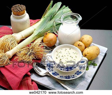 Stock Image - Vichyssoise. Fotosearch