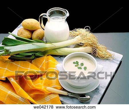 Stock Photo - Vichyssoise. Fotosearch