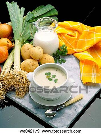 Vichyssoise View Large Photo Image Stock Photo - Vichyssoise. Fotosearch