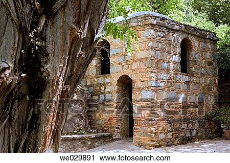 Virgin Mary's house. Ephesus, Turkey View Large Photo Image Stock Image - Virgin Mary's house. Ephesus, Turkey. Fotosearch