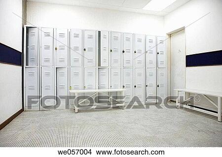 White locker room View Large Photo Image Picture - White locker room. Fotosearch