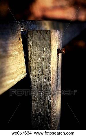 Wood fence View Large Photo Image Picture - Wood fence. Fotosearch