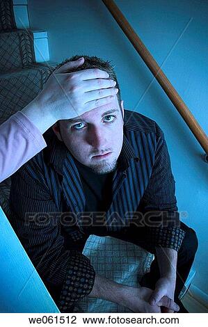 Stock Image - 30's, apathetic, anticipation, anticipate, 20's. Fotosearch