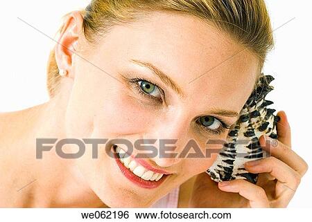 Stock Photograph - 30's, beautiful, attractive, attitude, 20's. Fotosearch