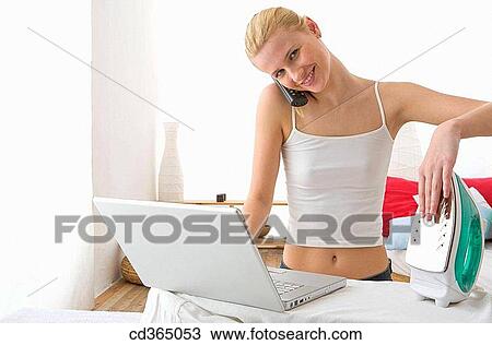 30's, blond, at-home, appliance, 20's View Large Photo Image Stock Image - 30's, blond, at-home, appliance, 20's. Fotosearch