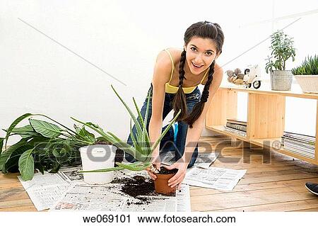 30's, brunette, at-home, 20's View Large Photo Image Stock Image - 30's, brunette, at-home, 20's. Fotosearch