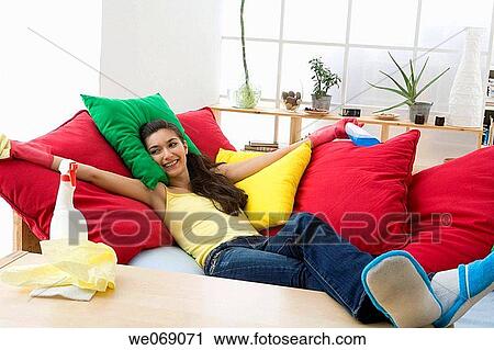 30's, brunette, at-home, Arms open, 20's View Large Photo Image Stock Image - 30's, brunette, at-home, Arms open, 20's. Fotosearch
