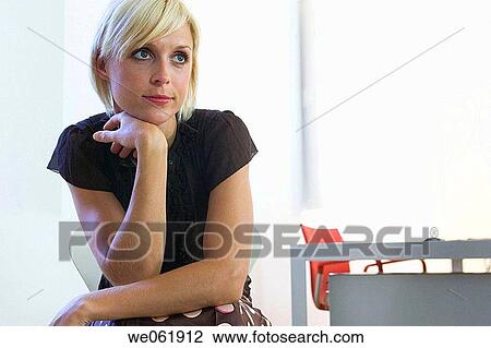 absent-mindedness, blond, absorbed, Absent-minded View Large Photo Image Stock Image - absent-mindedness, blond, absorbed, Absent-minded. Fotosearch