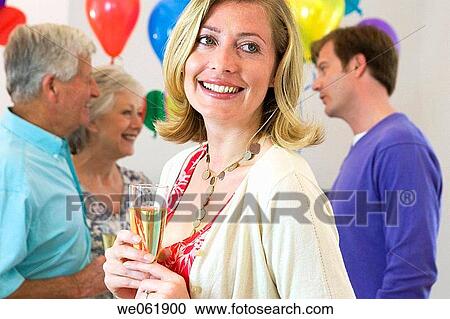 Stock Image - absent-mindedness, celebrate, Absent-minded. Fotosearch