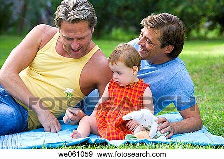 Stock Photo - adoption, bond, baby, affection, adopt. Fotosearch