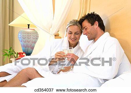 affection, bond, bed, bathrobe, accommodation View Large Photo Image Stock Photo - affection, bond, bed, bathrobe, accommodation. Fotosearch