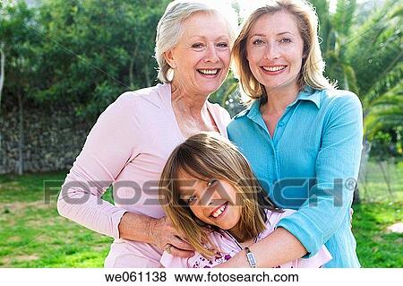 affection, bonding, bond, 3 generations View Large Photo Image Stock Photo - affection, bonding, bond, 3 generations. Fotosearch