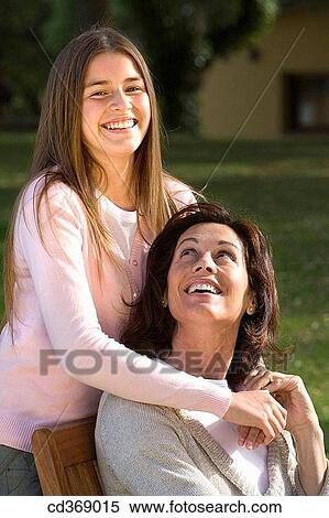 Stock Photography - affection, bonding, bond, baby boomer, adolescence. Fotosearch