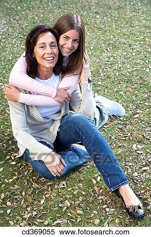 Stock Photography - affection, bonding, bond, baby boomer, adolescence. Fotosearch