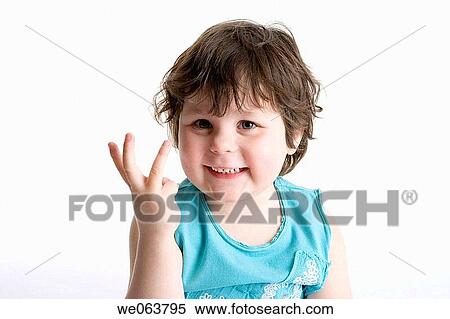 Stock Photography - age, child, brunette, baby, 3-4 years. Fotosearch