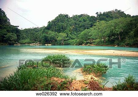 Agua Clara. Chiapas, Mexico View Large Photo Image Stock Image - Agua Clara. Chiapas, Mexico. Fotosearch