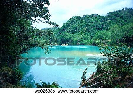 Agua Clara. Chiapas, Mexico View Large Photo Image Stock Photography - Agua Clara. Chiapas, Mexico. Fotosearch