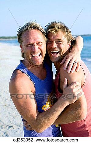 Stock Image - amusement, bonding, bond, beach, affection. Fotosearch
