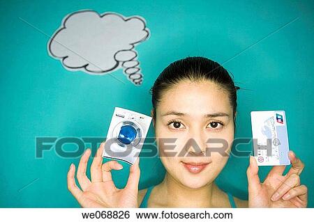 amusing, Bank card, Asian, appliance, 20's View Large Photo Image Stock Photograph - amusing, Bank card, Asian, appliance, 20's. Fotosearch