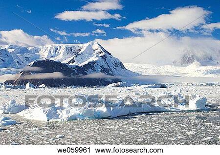 Antarctica, Antarctic Peninsula, Gerlache strait. View Large Photo Image Stock Image - Antarctica, Antarctic Peninsula, Gerlache strait.. Fotosearch