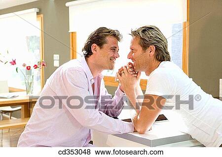 Stock Photo - apartment, bond, attraction, at-home, affection. Fotosearch