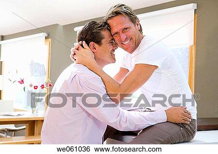 Stock Photograph - apartment, bond, attraction, at-home, affection. Fotosearch
