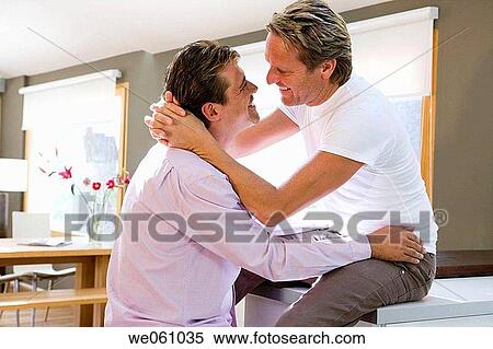 Stock Photography - apartment, bond, attraction, at-home, affection. Fotosearch