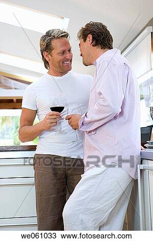 Stock Image - apartment, bonding, bond, at-home, affection. Fotosearch