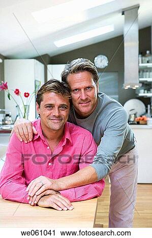 Stock Image - apartment, bonding, bond, at-home, affection. Fotosearch