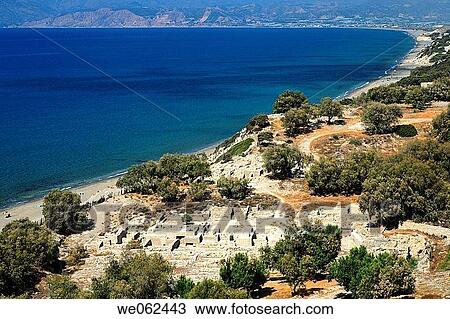 Archaeological excavation and beach in Kommos (Komos), South Crete, Greece View Large Photo Image Stock Image - Archaeological excavation and beach in Kommos (Komos), South Crete, Greece. Fotosearch