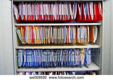 Archivadores. View Large Photo Image Stock Image - Archivadores.. Fotosearch