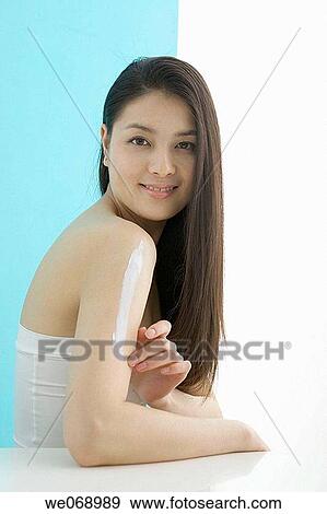 arm, Beauty Care, beauty, Asian, apply View Large Photo Image Stock Photo - arm, Beauty Care, beauty, Asian, apply. Fotosearch