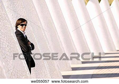 Arms crossed, business, black hair, arms folded, 30's View Large Photo Image Stock Photo - Arms crossed, business, black hair, arms folded, 30's. Fotosearch