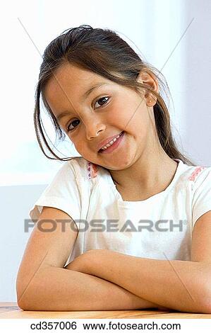 arms folded, childhood, child, brunette, Arms crossed View Large Photo Image Stock Photograph - arms folded, childhood, child, brunette, Arms crossed. Fotosearch